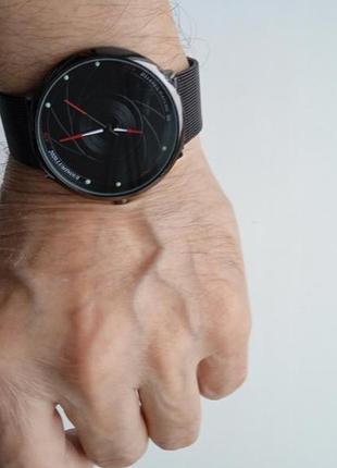Класичний чоловічий годинник dijanes watche з червоними стрілками7 фото