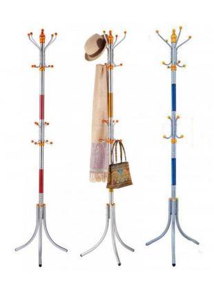 Підлогова вішалка для одягу тринога coat rack1 фото