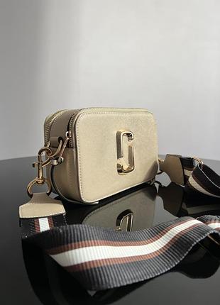 Сумка marc jacobs logo (cream)