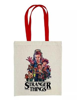 Эко сумка шоппер stranger things