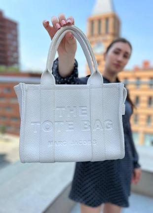 Сумка marc jacobs tote mini white