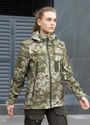 Куртка тактична військова унісекс піксель чорна хакі2 фото
