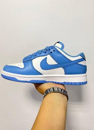 Кроссовки nike dunk low blue5 фото