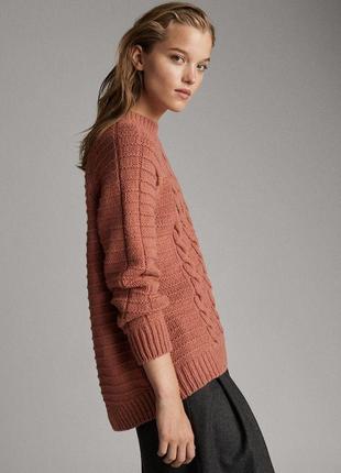 Шерстяной свитер massimo dutti