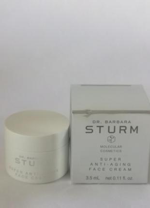 Dr. barbara sturm super anti-aging face cream антивіковий крем для обличчя, 3,5 мл