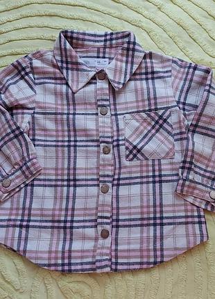 Тепла рубашка, сорочка zara 3-4 роки