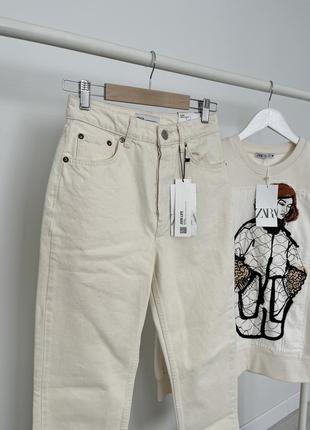 Невероятные джинсы zara straight2 фото