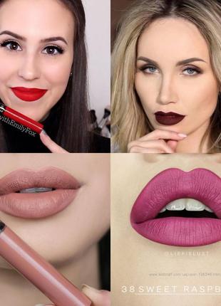 Sephora liquid lipstick матові помади сша