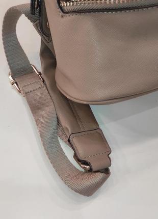 Рюкзак жіночий бежевий сумка4 фото