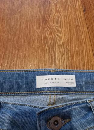 Мужские джинсы . " topman " . чоловічі  джинси .3 фото