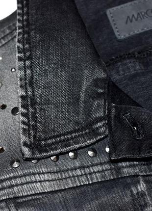 Marc cain стильная джинсовая куртка от премиального бренда размер 24 фото