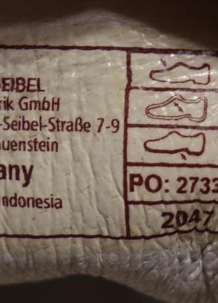 Бесподобные закрытые кожаные туфельки цвета молочного шоколада josef seibel германия 38 р.4 фото