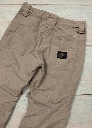 Брюки лыжные/для сноуборда nitro р. s/36