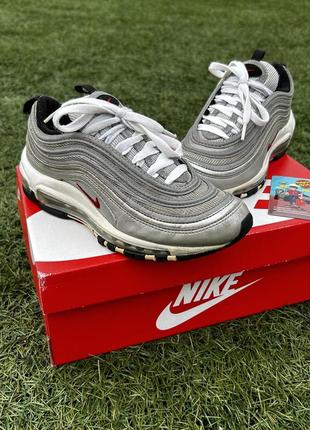 nike air max 97 qs gs metallic silver bullet