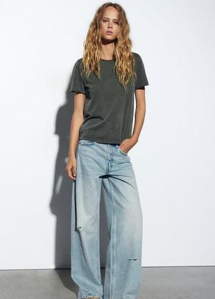Футболка zara в вареном стиле