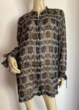 Легкая длинная блузка/m/brend scotch&amp; soda