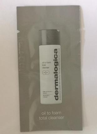 Dermalogica oil to foam total cleanser  гелево-масляный очиститель для лица