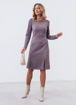 Платье из замши 2 цвета