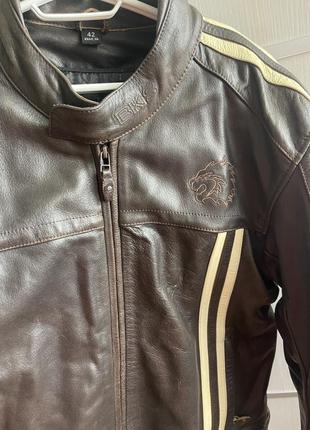 Кожаная мотоциклетная куртка bks london leather motorcycle jacket2 фото