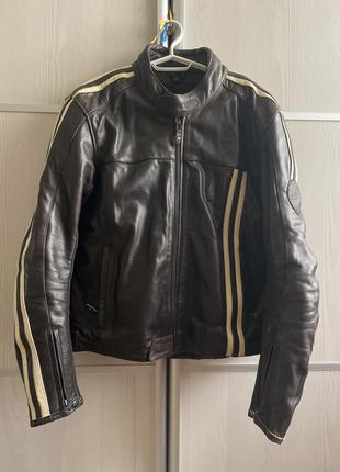 Кожаная мотоциклетная куртка bks london leather motorcycle jacket3 фото