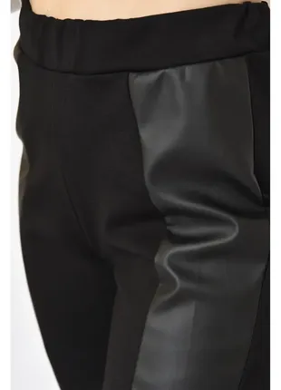 🔥🔥🔥 батальные качественные трикотажные брюки штаны эко кожа3 фото