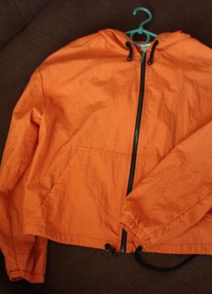 Коттон куртка-дождевик укороченная, размер 101 фото