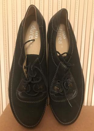 Новые голландские кожаные туфли durea 42 (27.5)1 фото