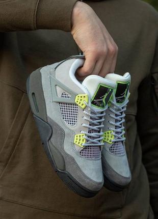 Мужские кроссовки Nike Jordan Sport Dri-fit retro grey green
