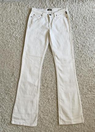 Брендовые белые джинсы versace jeans couture оригинал