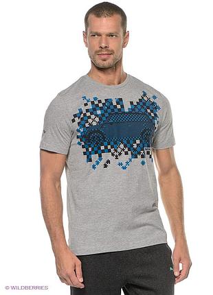Нова чоловіча футболка puma mini graphic print men's 100% х/б