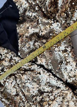 Золота вечірня сукня c&a золота сукня на запах блискуча з паєтками сексуальна...