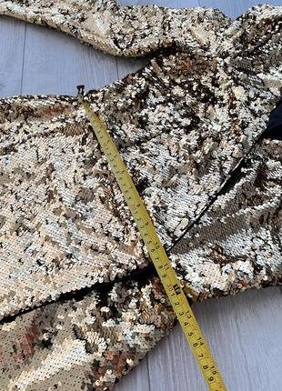 Золота вечірня сукня c&a золота сукня на запах блискуча з паєтками сексуальна...