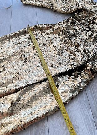 Золота вечірня сукня c&a золота сукня на запах блискуча з паєтками сексуальна...