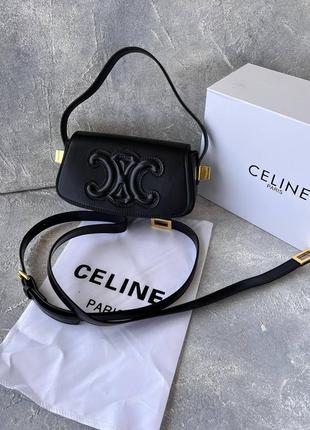 Кожаная сумка celine