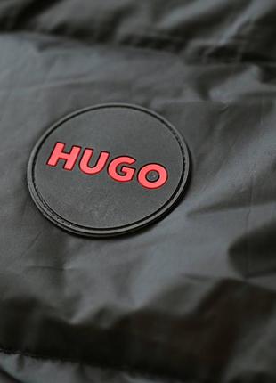 Жилетка чоловіча хуго босс чорна / брендові якісні безрукавки hugo boss на осінь - весну4 фото