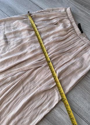 Нежная юбка zara длинная юбка легкая шифоновая юбка zara s4 фото