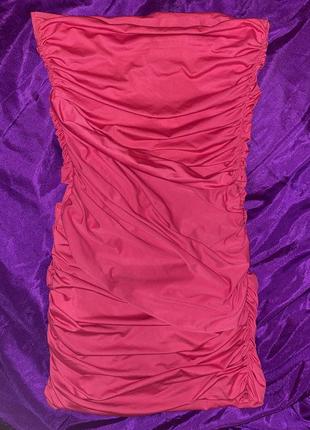 Сукня платье випускна рожева міні мини вечірня барбі барби бренд2 фото