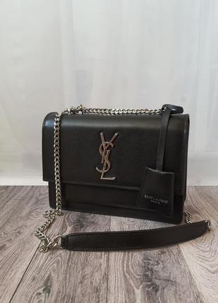 Шкіряна сумка в стилі ysl