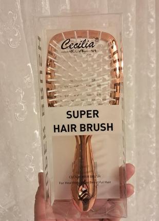 💟гребінець super hair brush cecilia💟2 фото