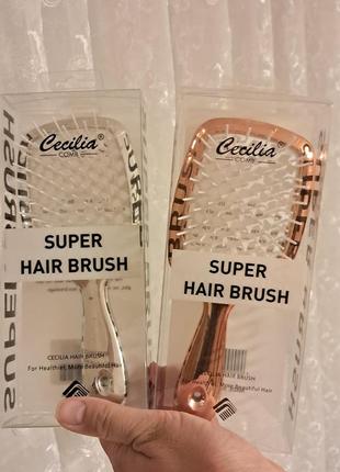 💟гребінець super hair brush cecilia💟1 фото