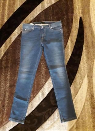 Лакшери дизайнерские итальянские джинсы скинни базовые ermanno scervino3 фото