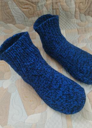 Шкарпетки, тапочки  для дому жіночі в'язані1 фото