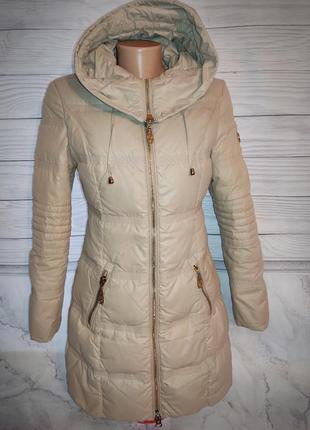 Женская зимняя куртка, натуральный пуховик, 42-44