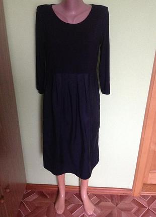 Новое платье нарядное с завышенной талией карманами в боковых швах   размер 14