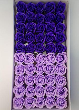 Мыльные розы (микс № 454) для создания роскошных неувядающих букетов и композиций из мыла1 фото