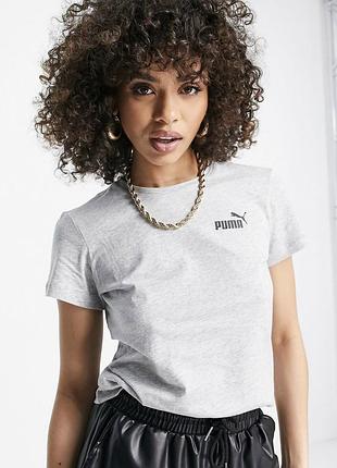 Базова сіра футболка puma essentials оригінал нова