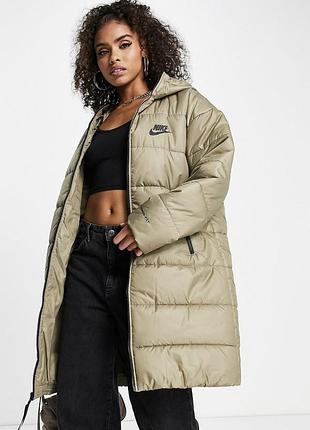 Куртка пуховик длинная nike classic longline оригинал новая