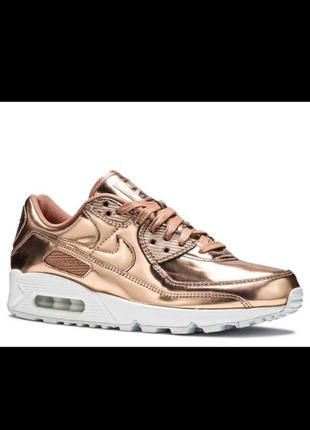 Культовые кроссовки nike air max 90 metallic pack1 фото