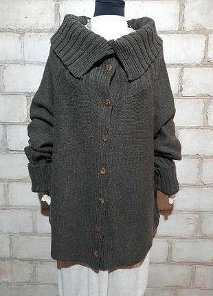 Кардиган бохо кофта мериносовая шерсть винтаж премиум бохо стиль меринос