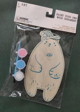 Детский творческий набор для рисования медведь